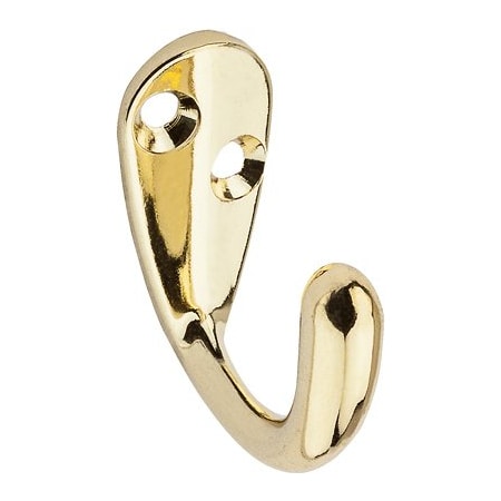 National Hardware 2PKBRS SGL Clothes Hook N199-182